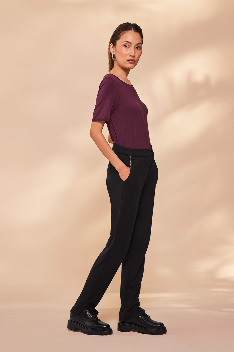 All Day Long Formal Pant Black