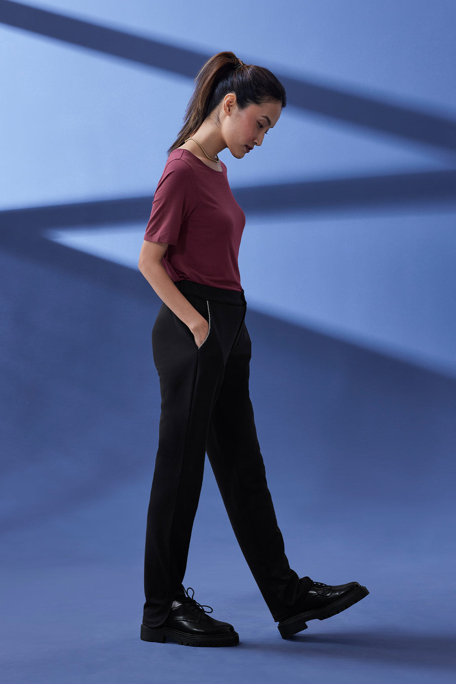 All Day Long Formal Pant Black