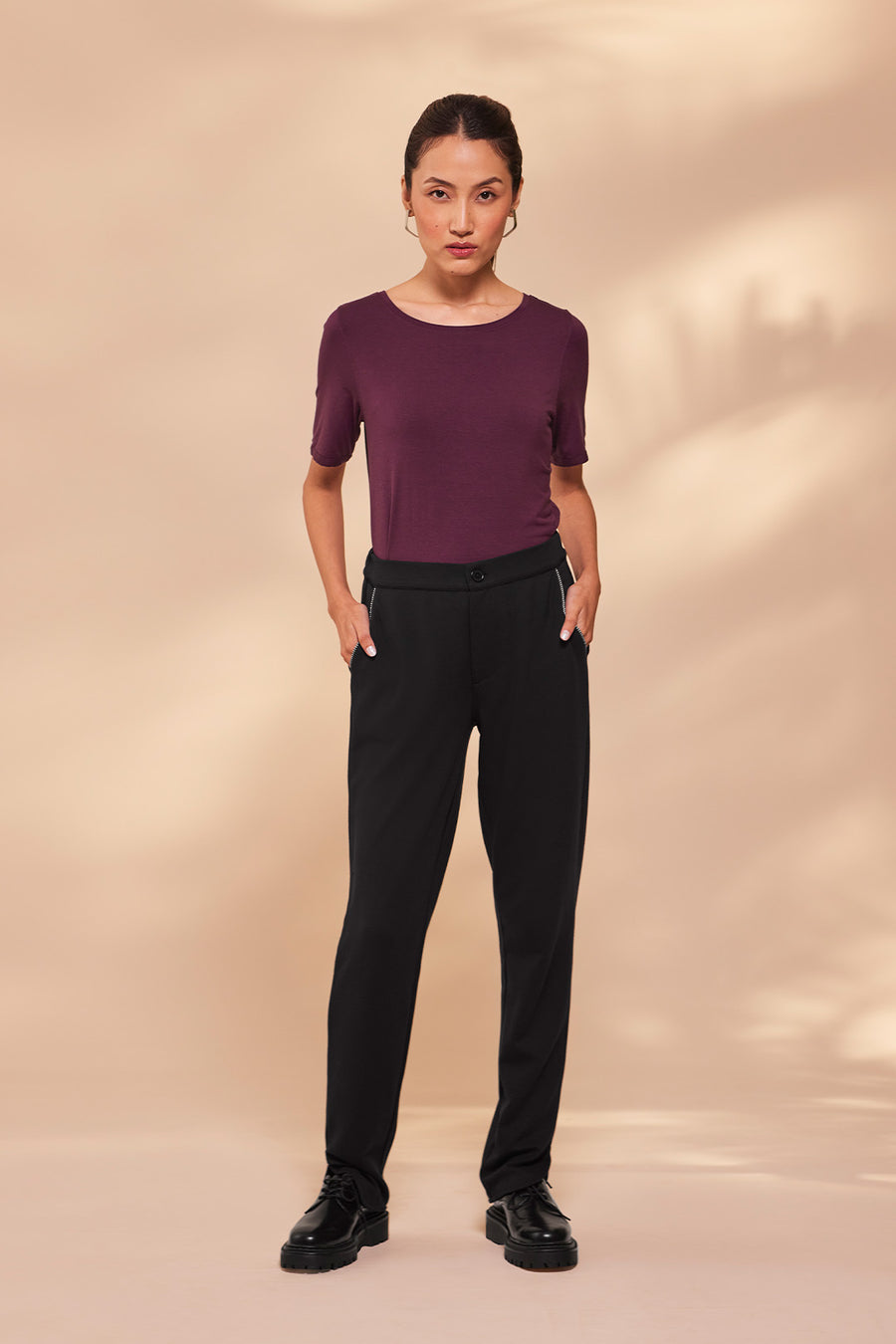 All Day Long Formal Pant Black