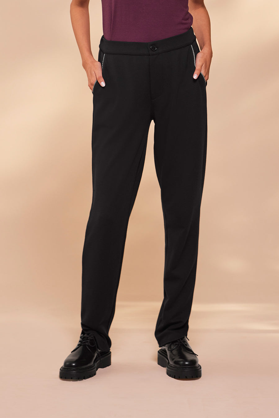 All Day Long Formal Pant Black