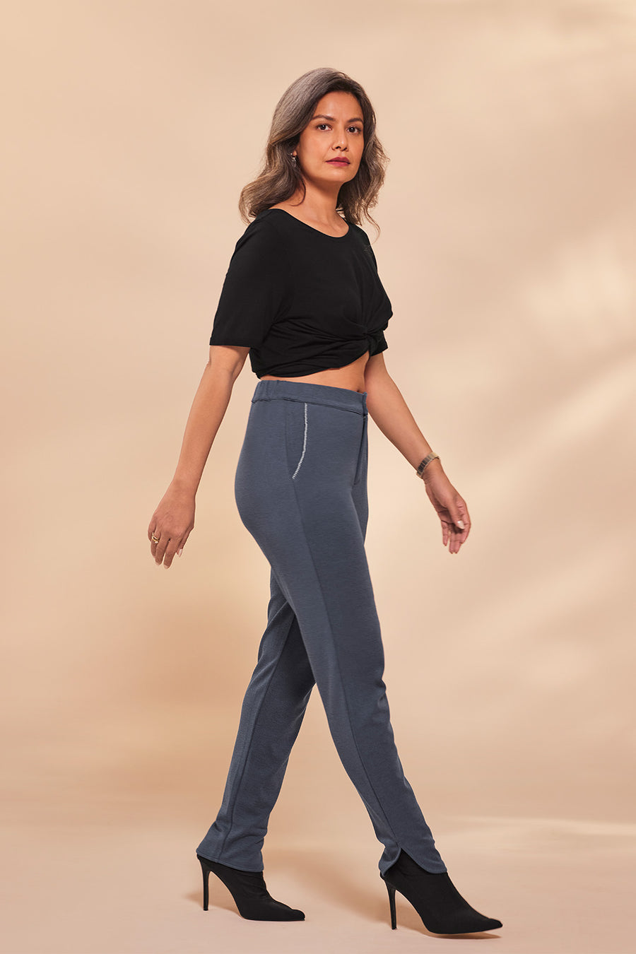 All Day Long Formal Pant Blue